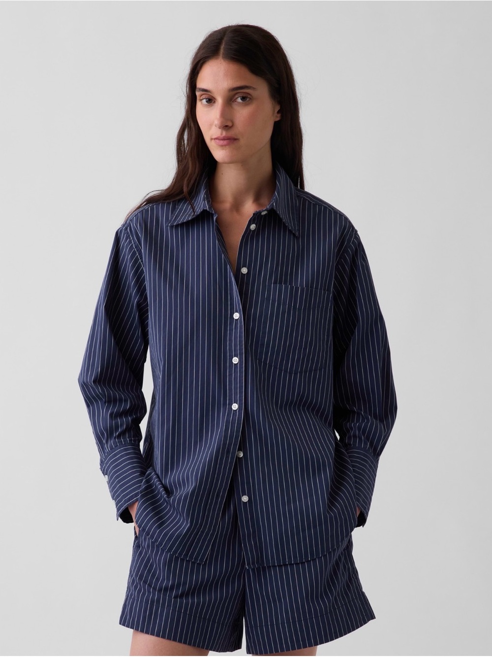 NWOT Gap Organic Cotton Poplin Big Shirt
